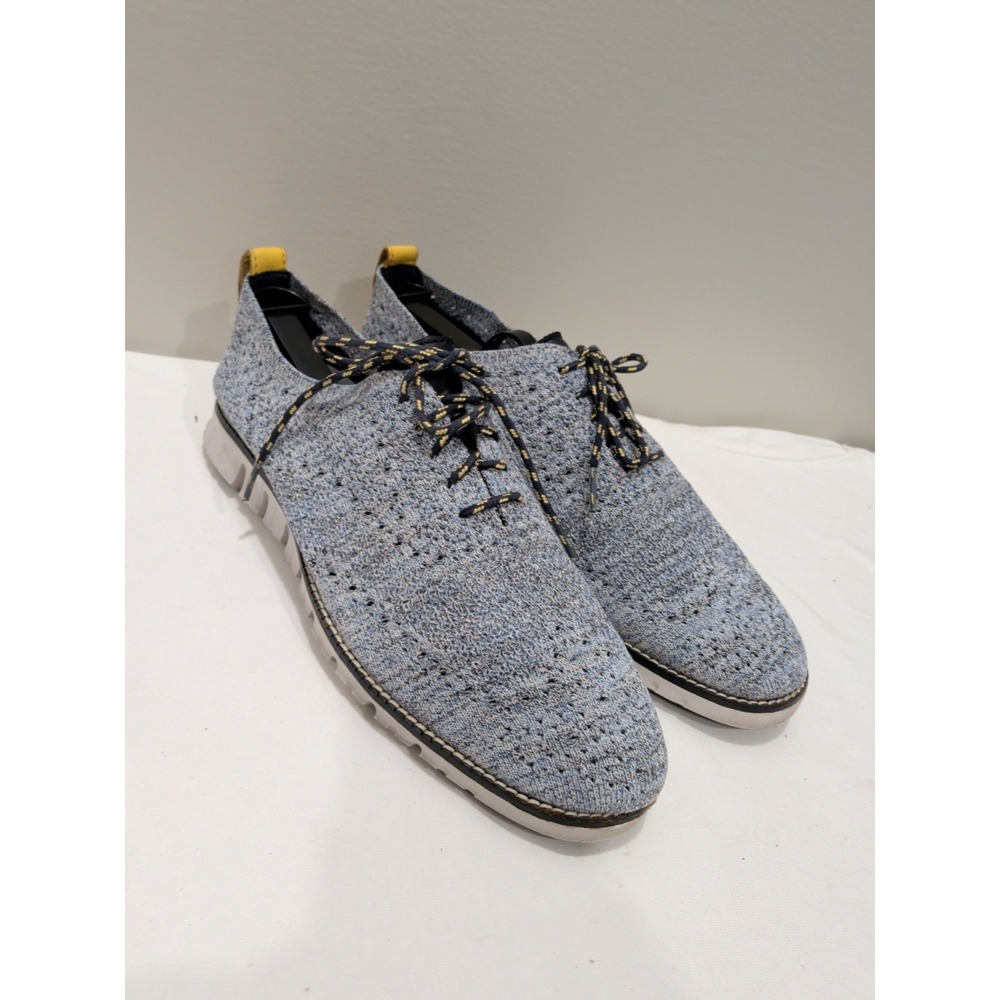 Cole Haan ZeroGrand Shoes Mens 8.5 M‎ Gray Knit Casual Golf Athletic C29226